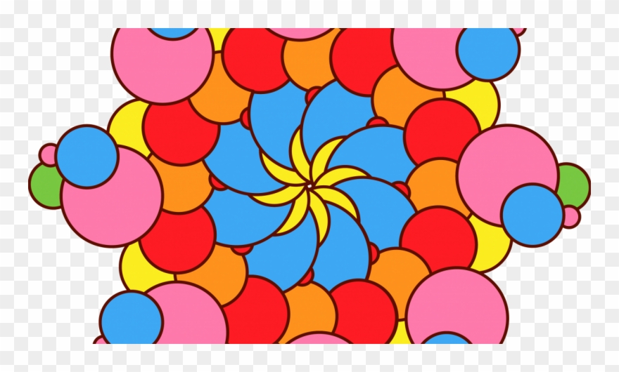 Bubbly Circular Design - Circle Clipart