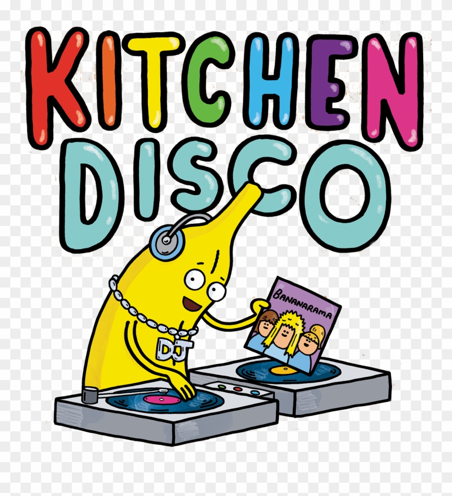 Read The Book, Sing The Song, Watch The Film And Dance - Kitchen Disco Clipart