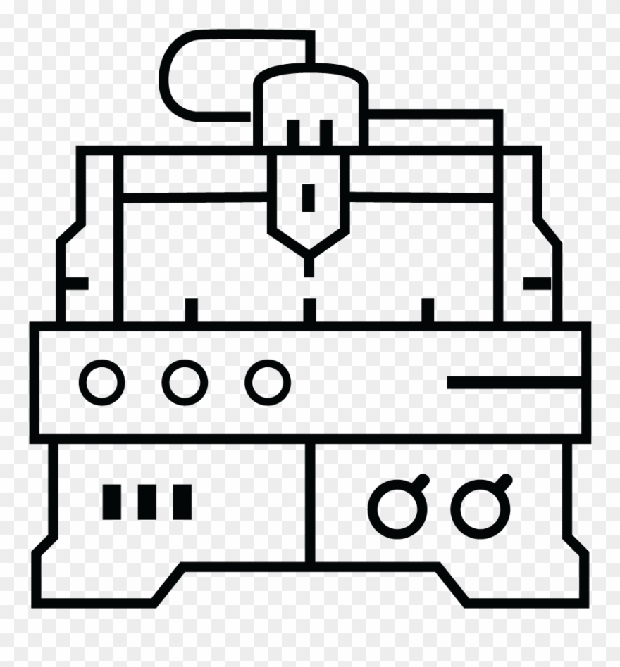 Empiregmq Kitchen Remodeler Cnc - Cnc Milling Icon Clipart