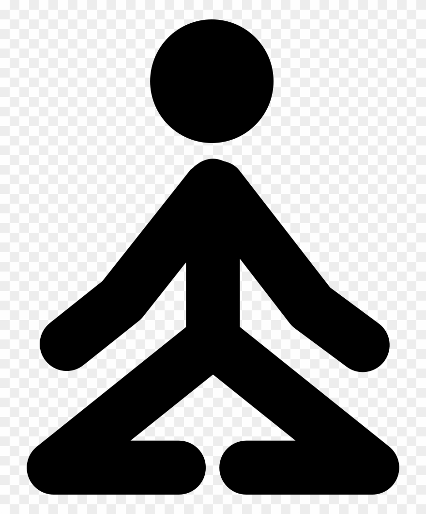 Yoga Position Png Clip Art Transparent Download - Stick Man Png