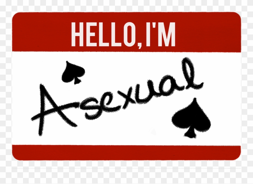 Hello I'm - Asexual Clipart