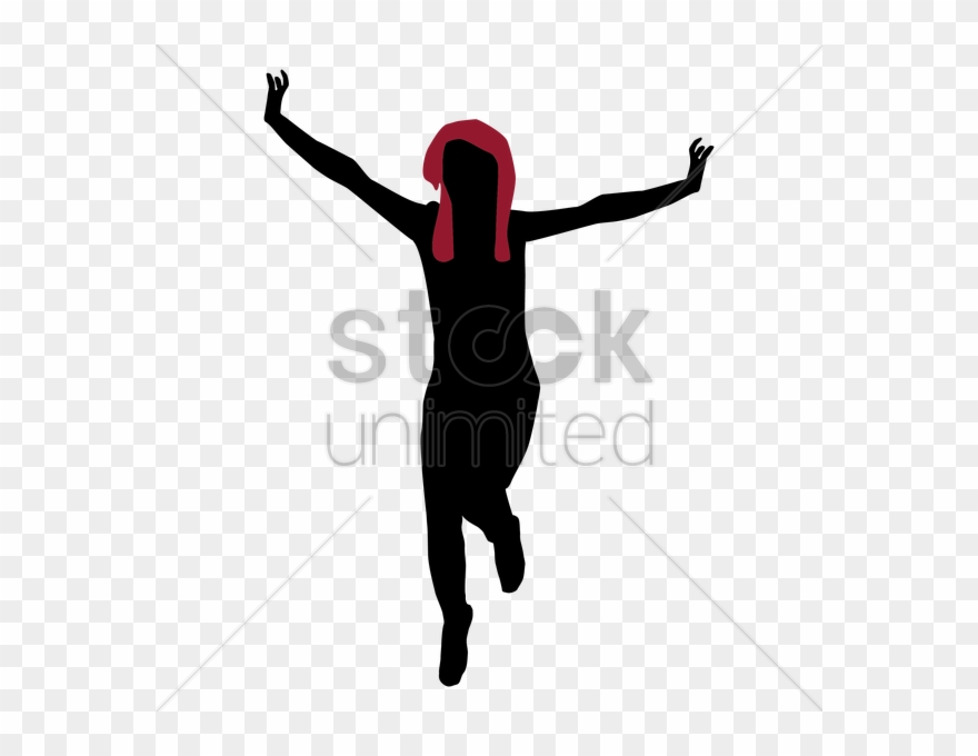 Silhouette Clipart Silhouette Person - Flat Ribbon Banner Png Vector Transparent Png