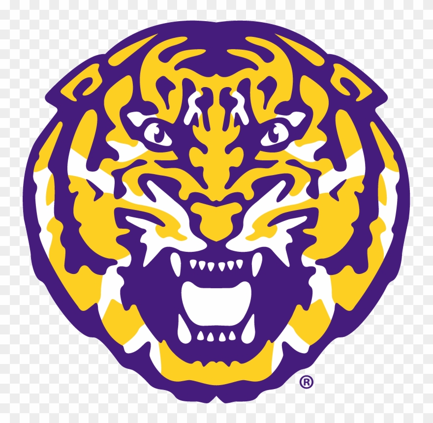 Louisiana Clipart Lsu Tiger - Lsu Tigers Logo Transparent - Png Download