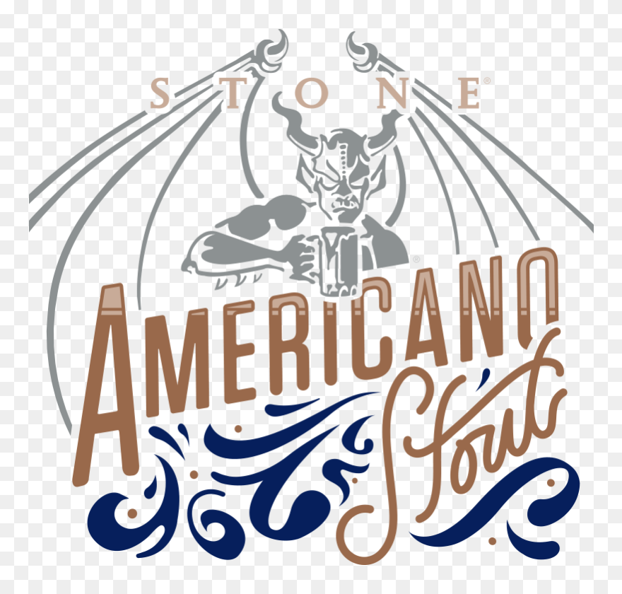 Stone Americano Stout - Stone Americano Clipart