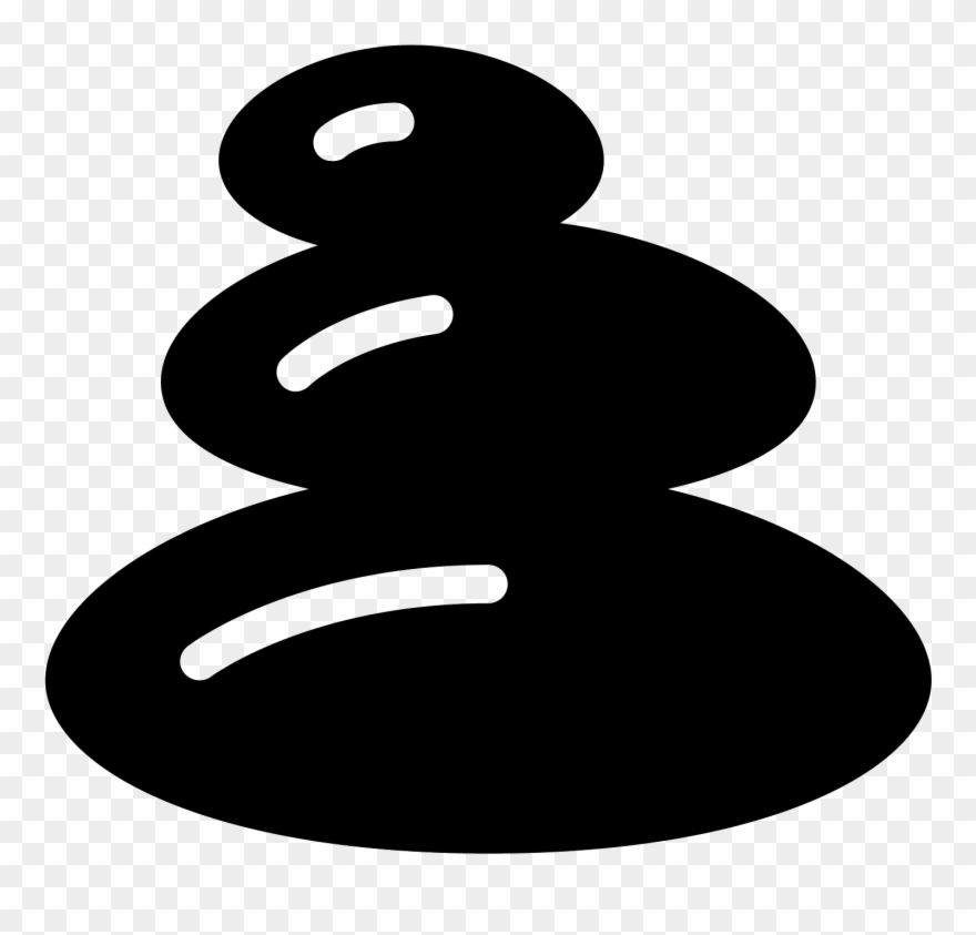 Stones Filled Icon - Sign Clipart