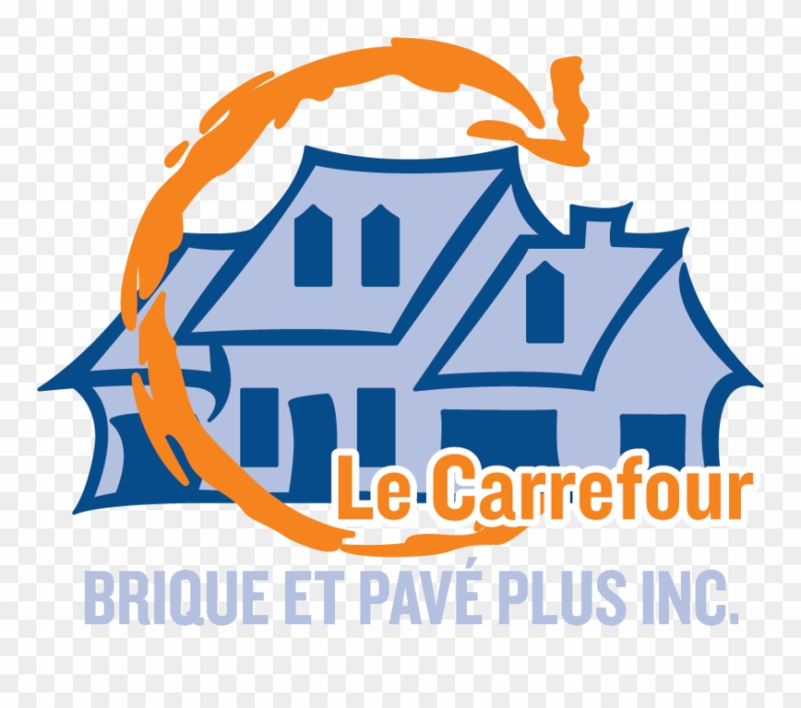 Le Carrefour Brique & Pavé Clipart