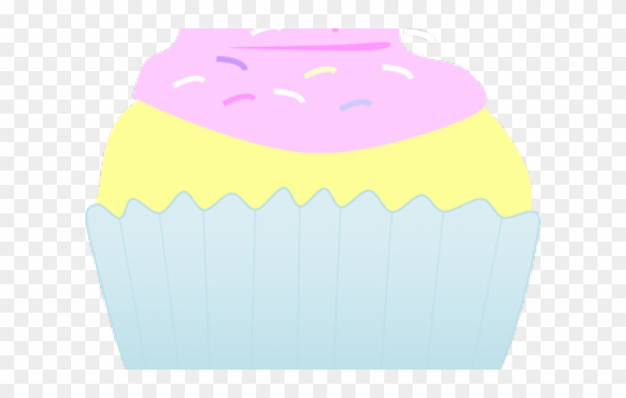 Vanilla Cupcake Clipart Blue Cupcake - Cupcake - Png Download