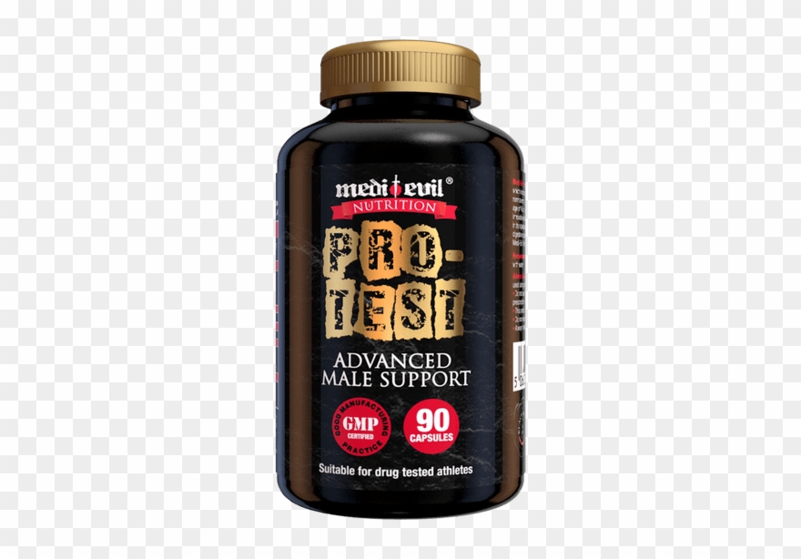 Medi Evil Pro-test - Medi Evil Pro-test 90 Capsules Clipart