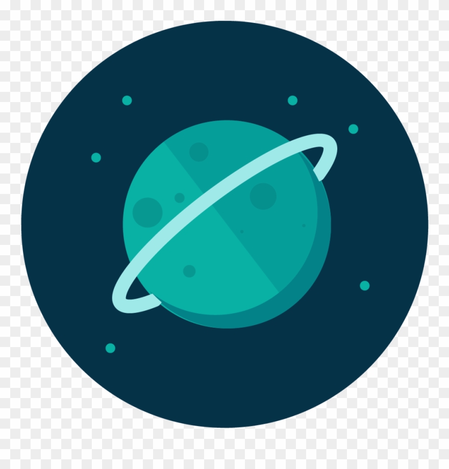 Clip Art Watercolor Floral Transprent Png - Uranus Planet Clipart Transparent Png