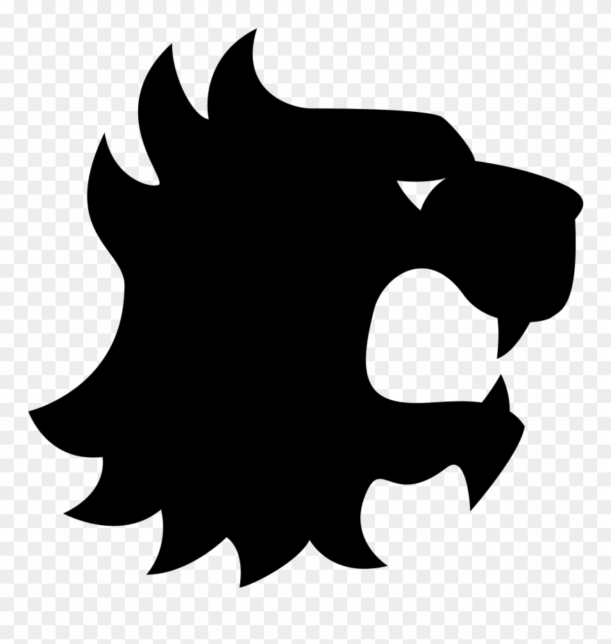 The Logo Is Of A Stylized Lion Head - House Lannister Logo Vector Clipart