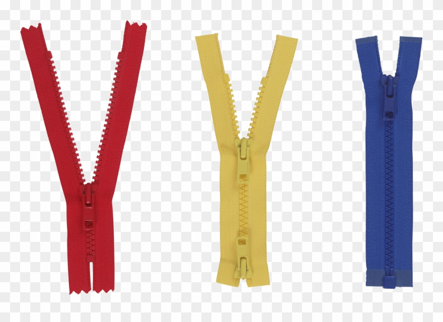 Zipper Clipart Invented - Молния Для Одежды Пнг - Png Download