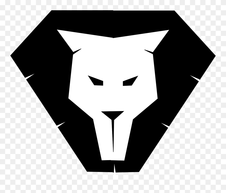 Lion, Silhouette, Logo, Animal, Sign, Symbol, Head - โลโก้ สัตว์ Clipart