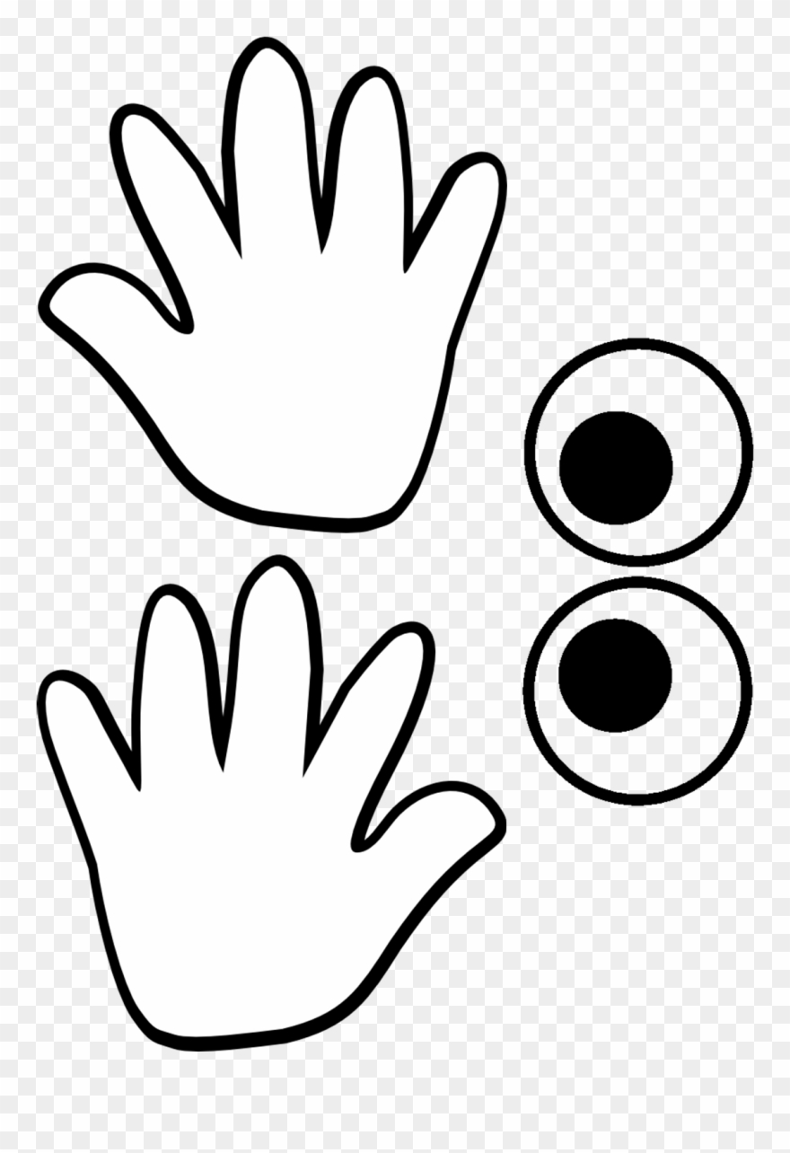 Template - Hand Worksheet Clipart