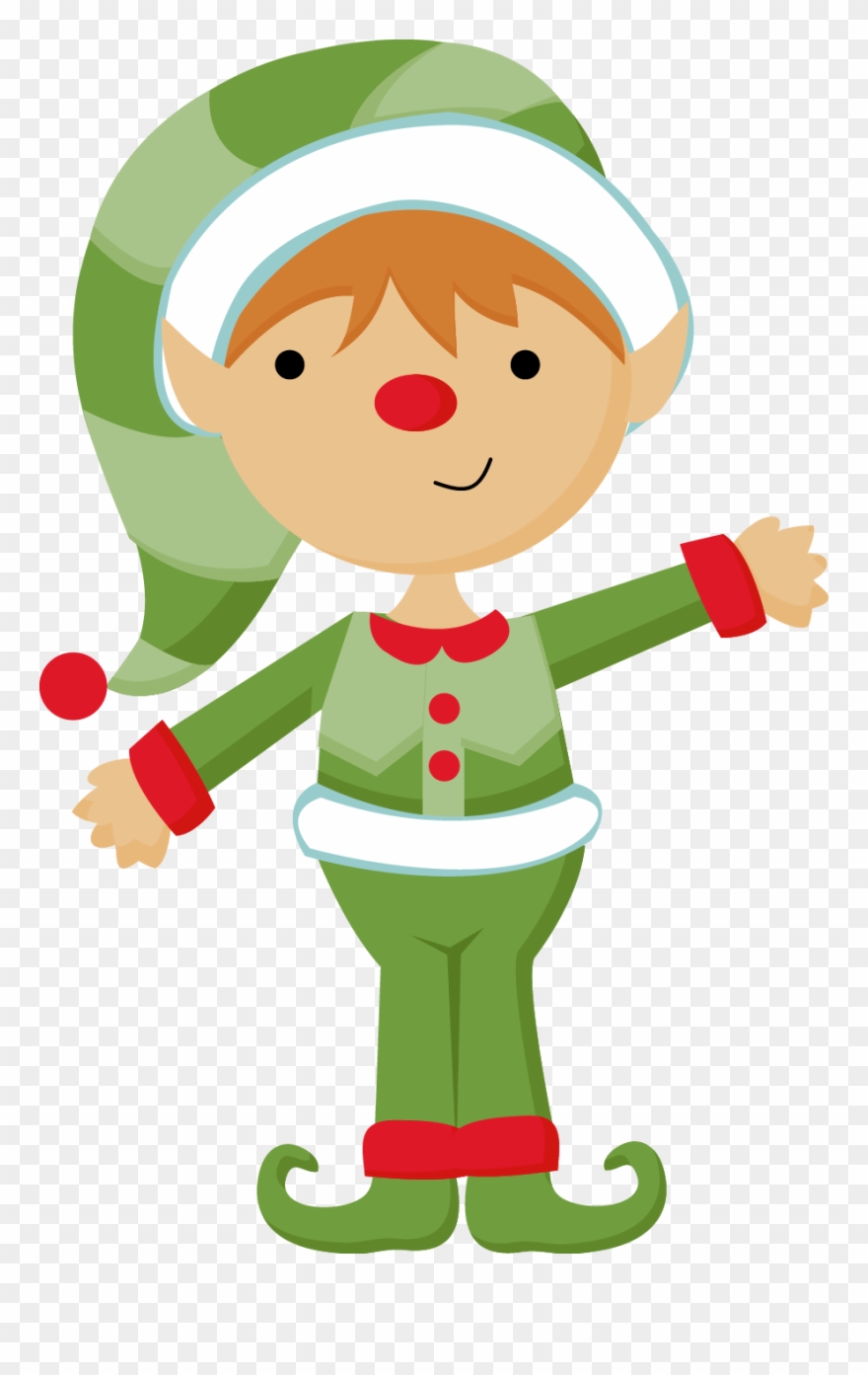 Help The Elf - Santa Claus Clipart