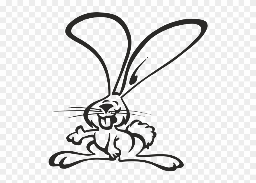 Photo About Rabbit Cartoon Bunny Vector Clipart Created - Tegneserie Kanin - Png Download