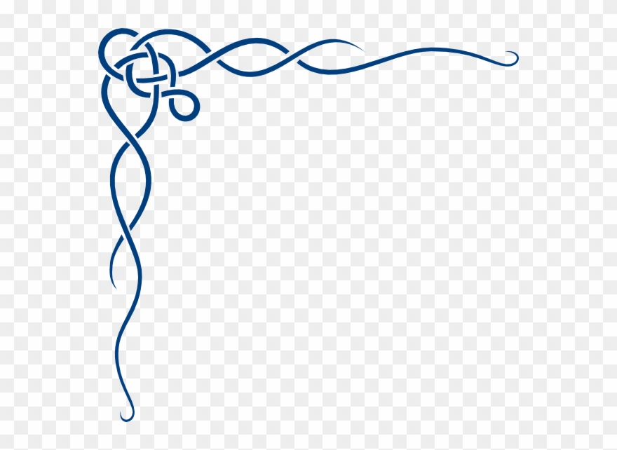 Blue Clip Art Borders - Png Download