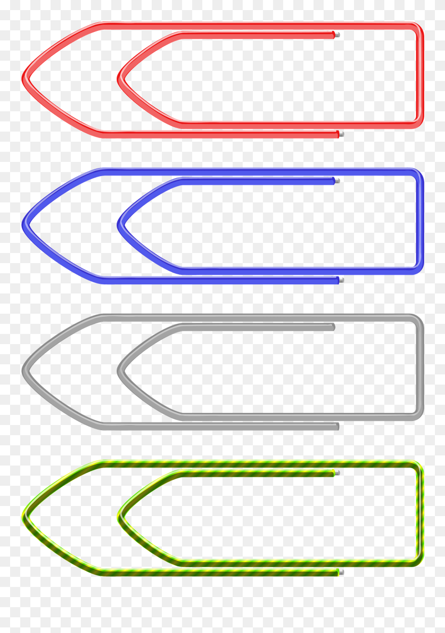 Vector Clip Art - Desenho De Um Clipe - Png Download