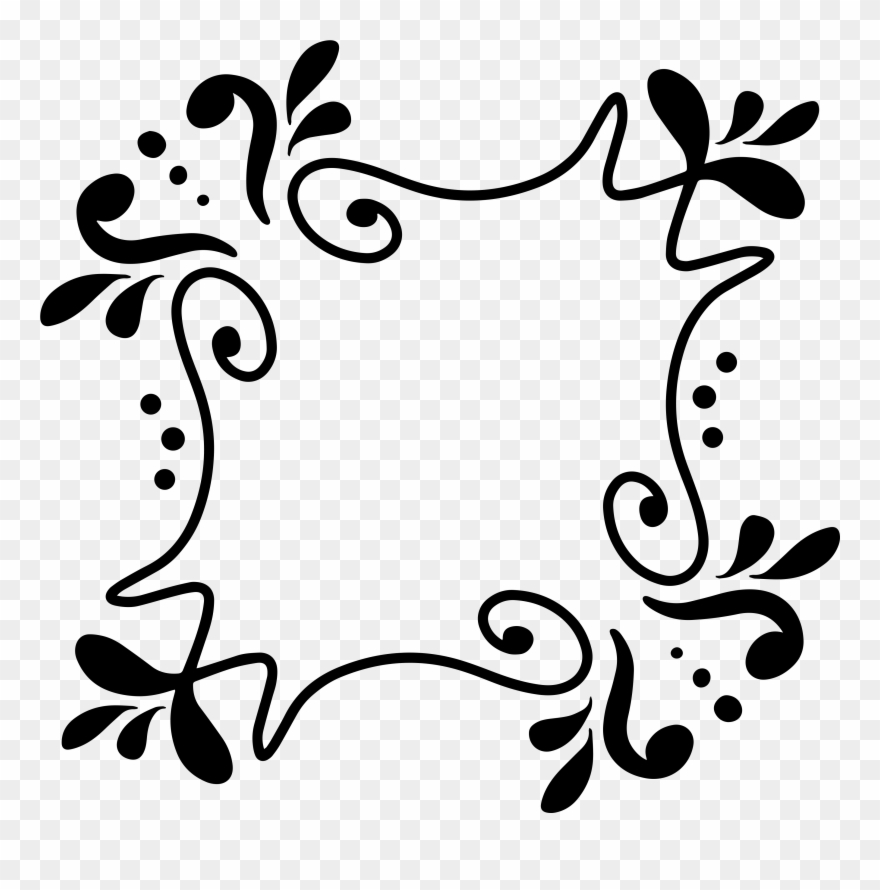 Be - Free Svg Frame Clipart