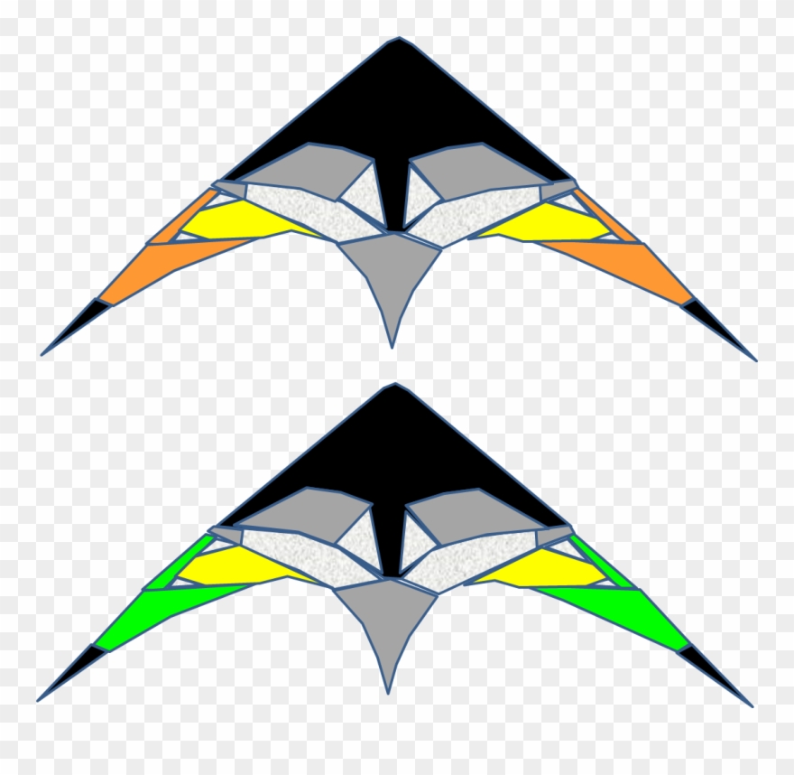 Fish Kiting Team A Full Set Of - Flying Fish Clipart