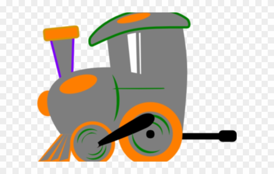 Gray Clipart Train - Gray Train Clipart - Png Download
