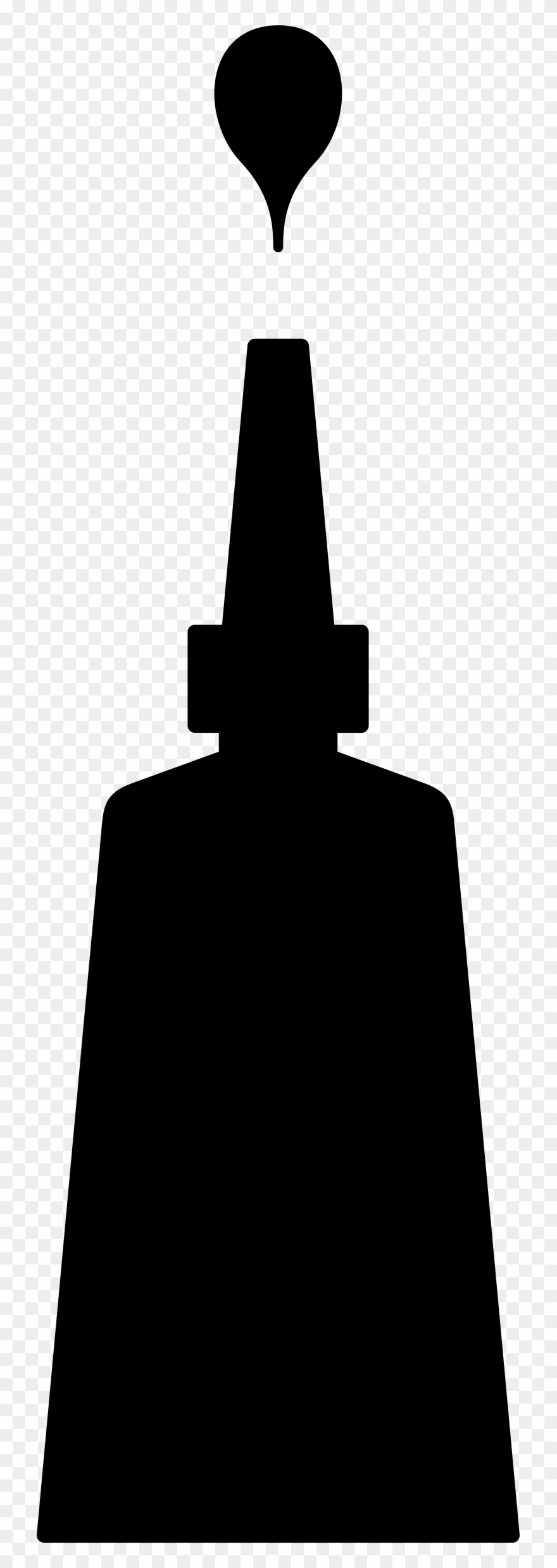 Glue Symbol With Drop Clipart