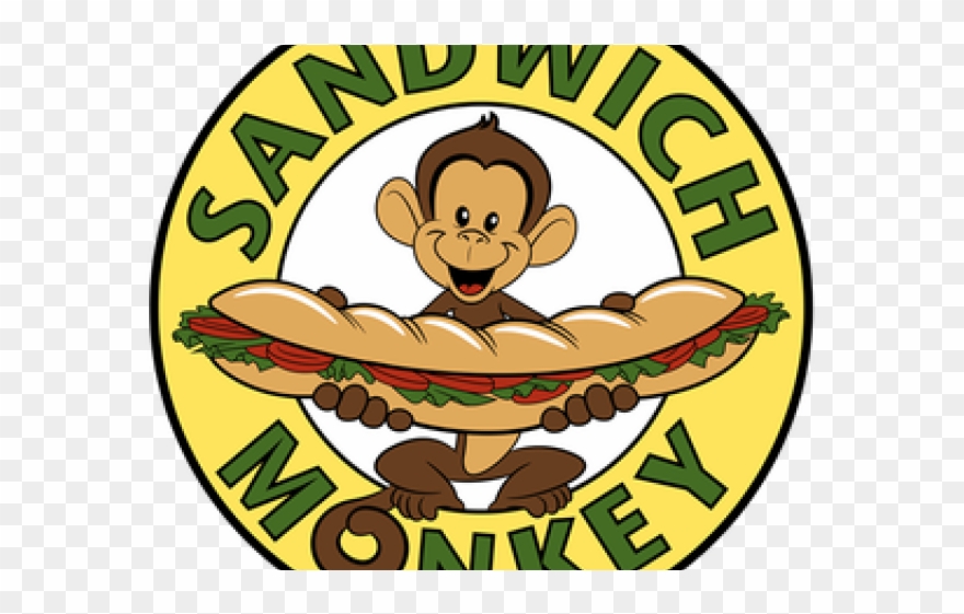Salami Clipart Pack Lunch - Sandwich Monkey - Png Download