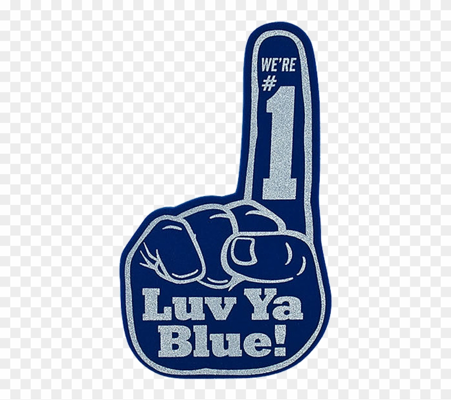 #1 Foam Hand Mitts - Custom Foam Finger Clipart