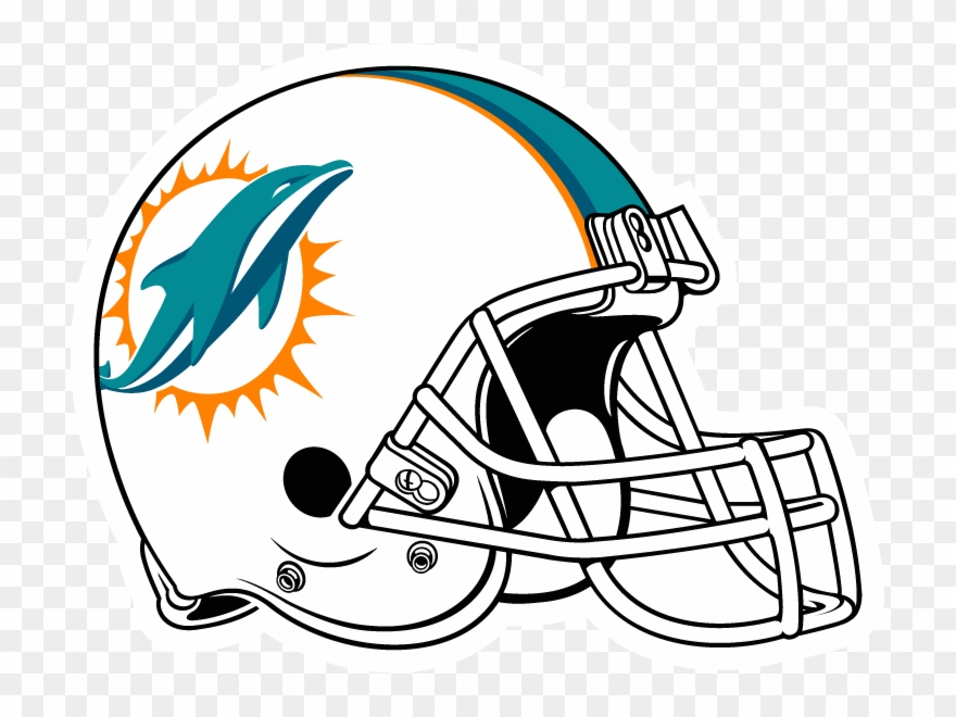 Miami Dolphins Logo Helmet Clipart