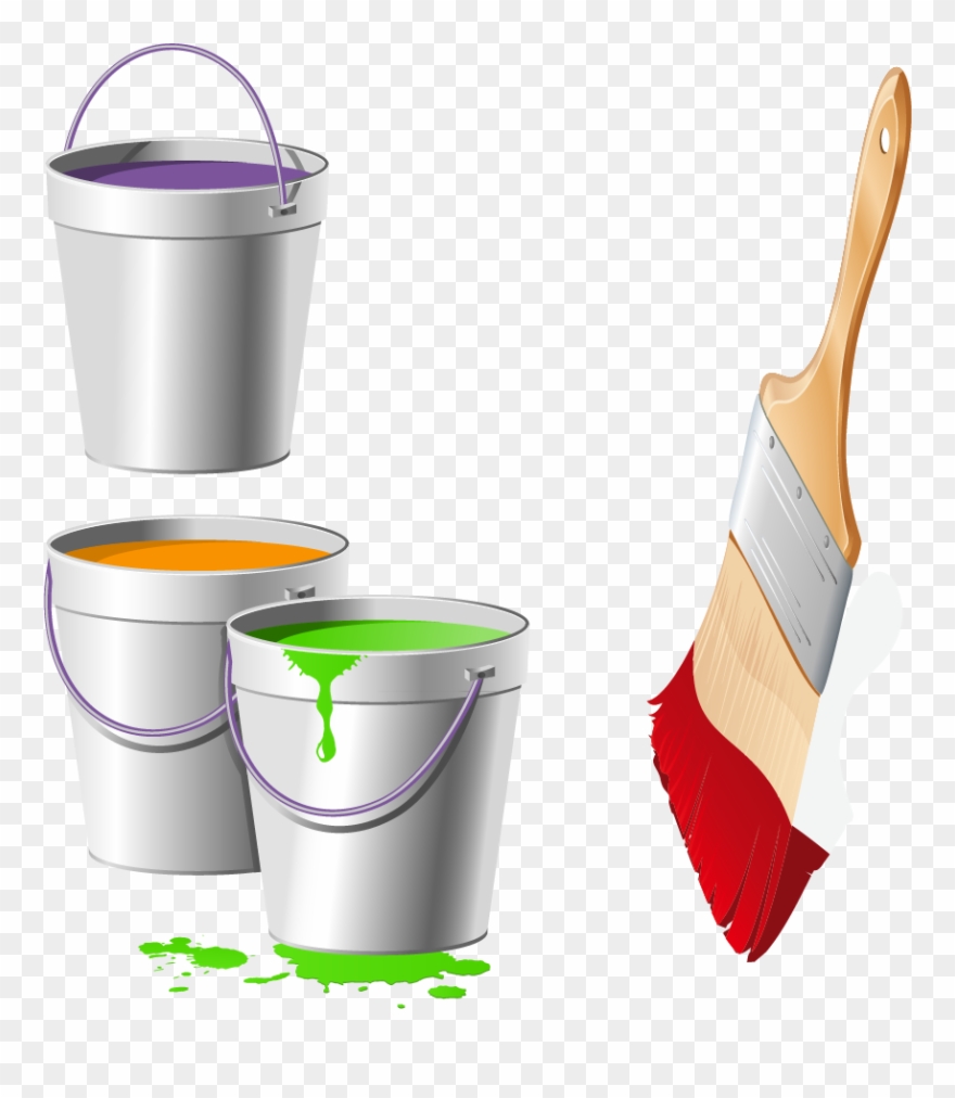 Color Transprent Png Free - Paint Vector Clipart