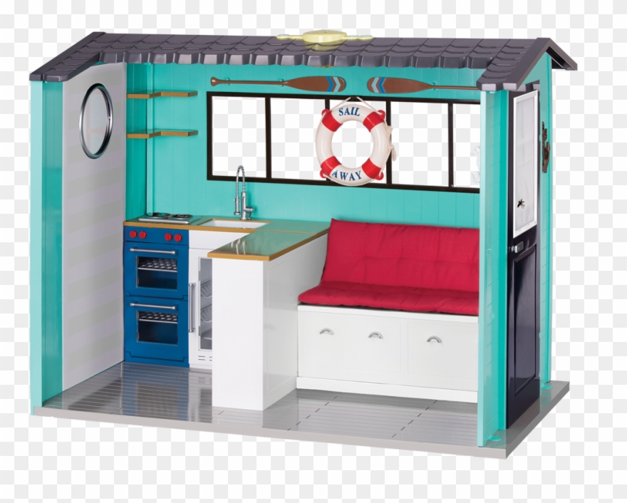 Our Genration Seaside Beach House - Our Generation Beach House Clipart