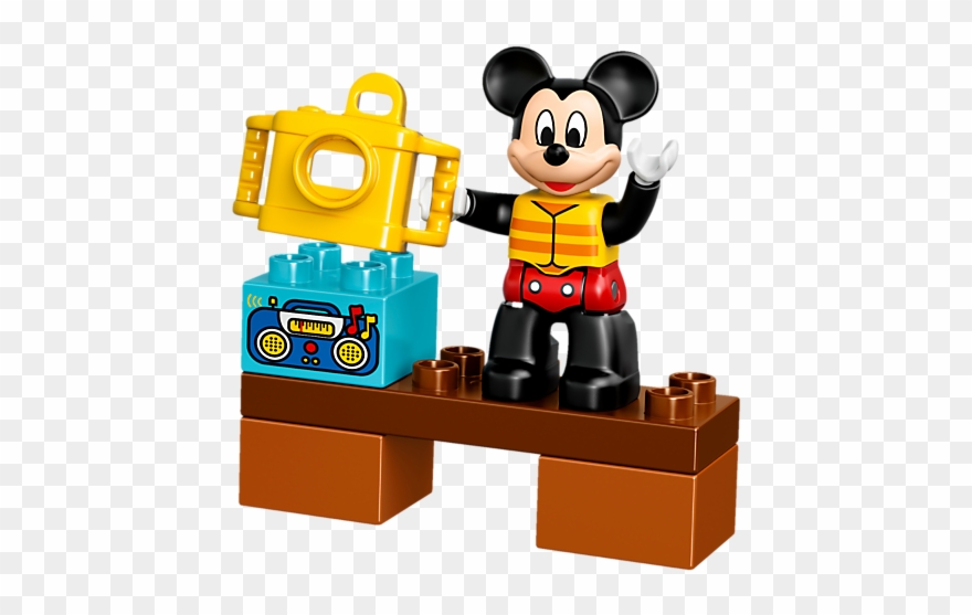 Mickey & Friends Beach House - Lego 10827 Duplo Mickey's Beach Home Clipart