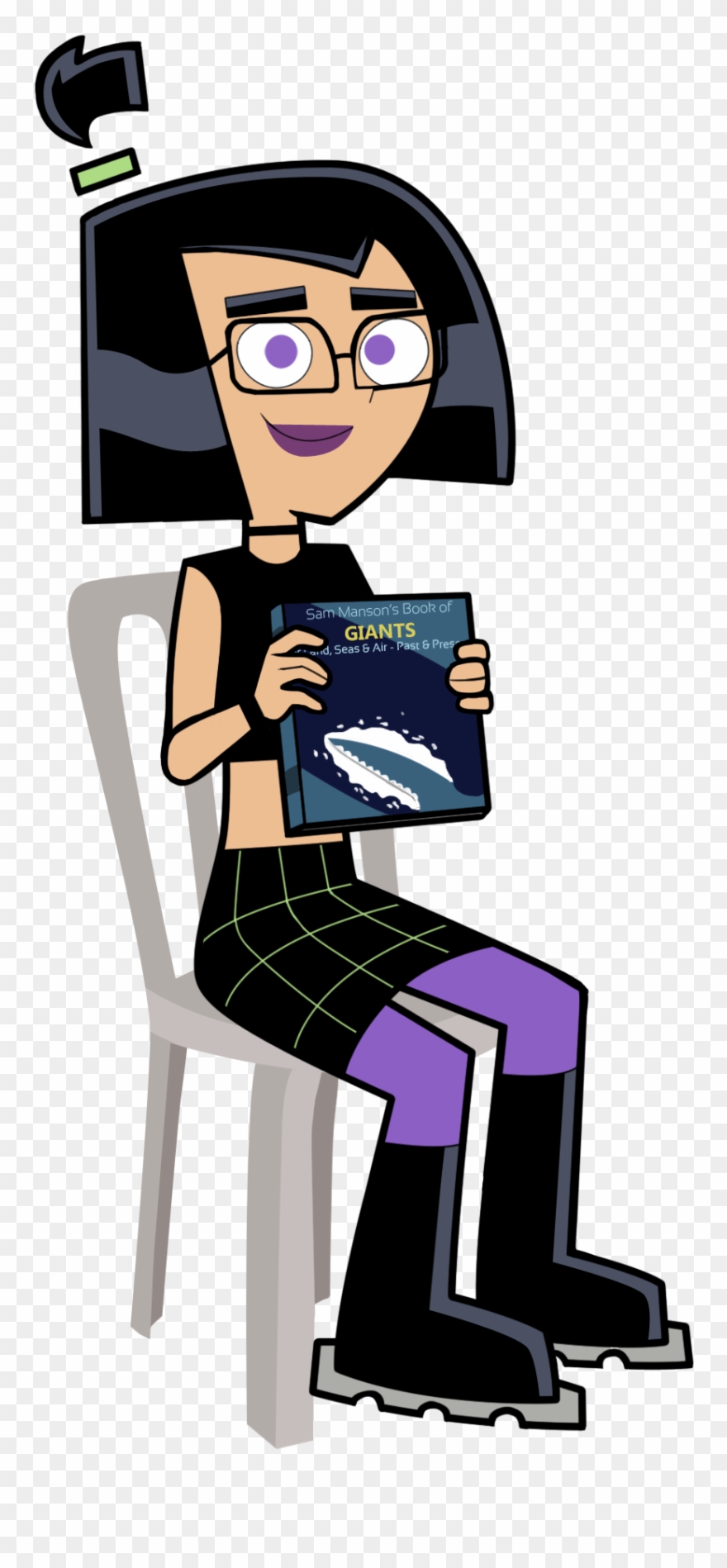 Sam Manson With Her Giants Children& - Cartoon Clipart