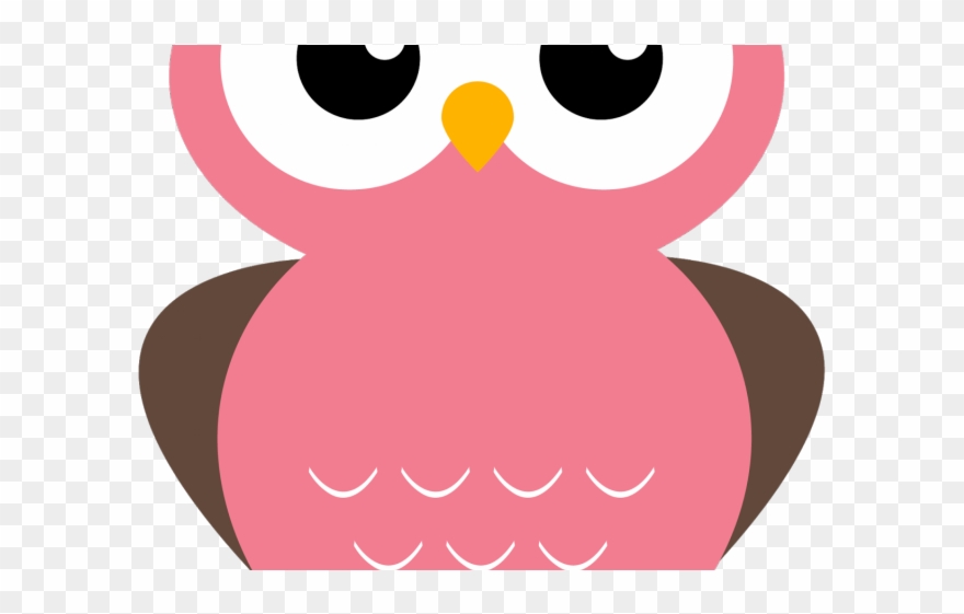Pink Owl Clipart - Clip Art - Png Download