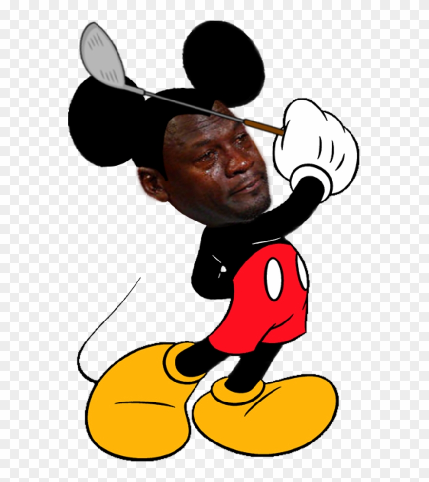 Crying Jordan Face Png - Good Morning Mickey Mouse Meme Clipart
