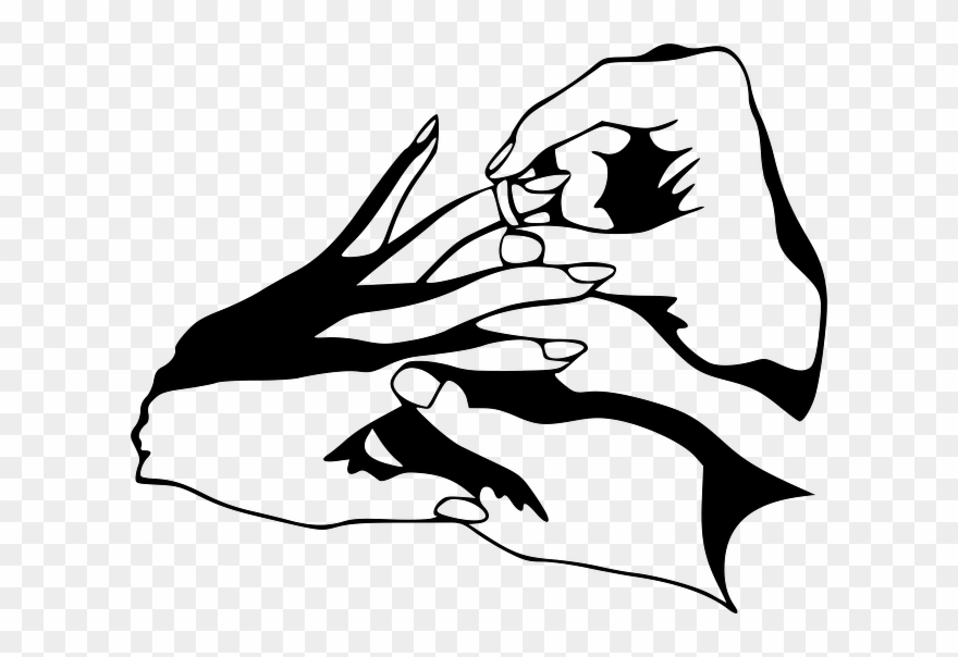 Publicat De Eu Ciresica La - Wedding Ring Clip Art Black And White - Png Download