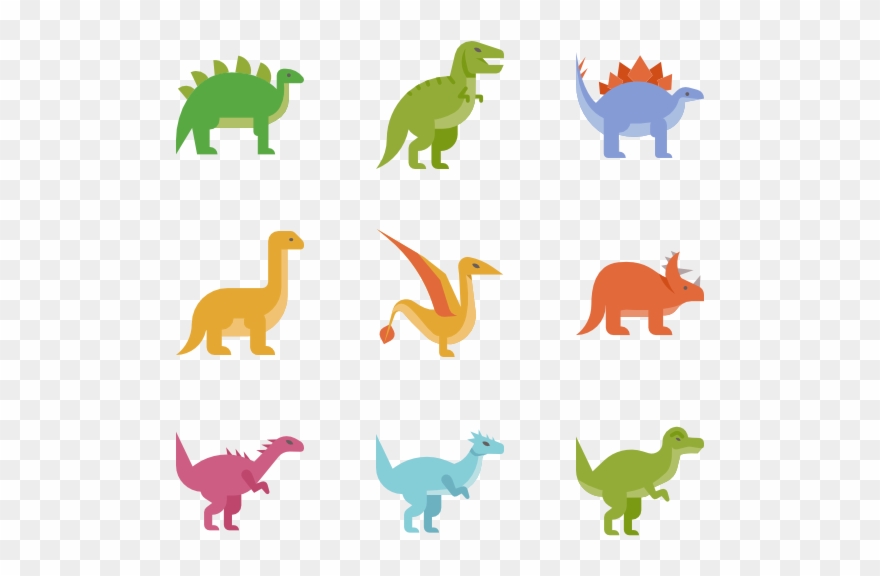 Banner Royalty Free Icon Packs Vector Svg Psd Png - Dinosaur Flat Design Clipart
