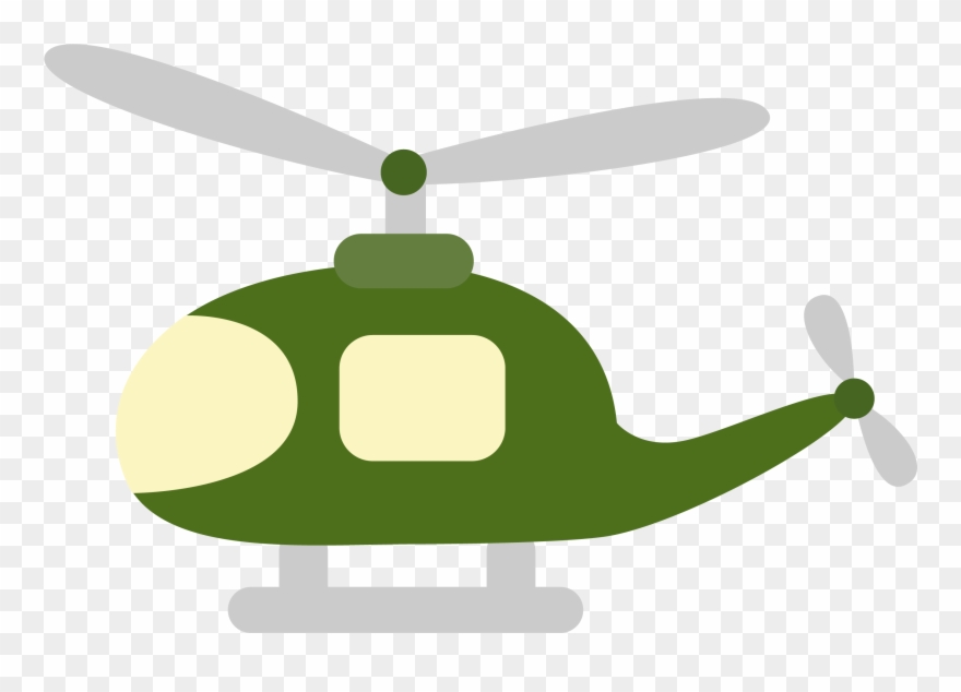 Helicopter Clipart Printable - Military - Png Download