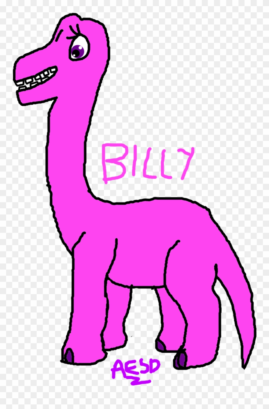 Brachiosaurus Pink Clipart
