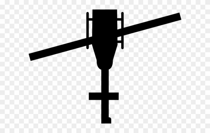 Helicopter Clipart Top View - Icon - Png Download