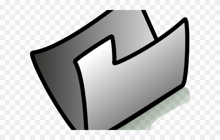 Folder Clipart Grey - Clip Art - Png Download
