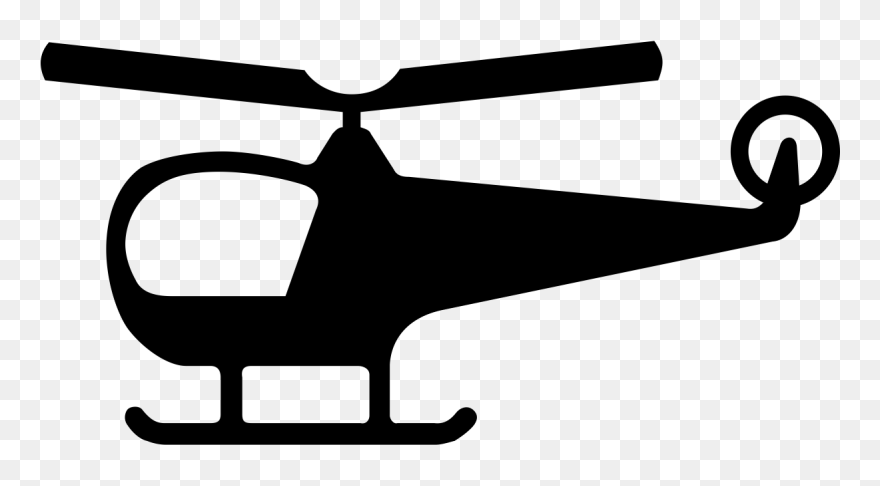 Hot Air Balloon Clipart Helicopter - Helicopter Road Sign - Png Download