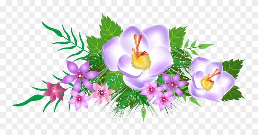 Flowers Decorative Element Png Image Gallery Clip Train - Clip Art Transparent Png
