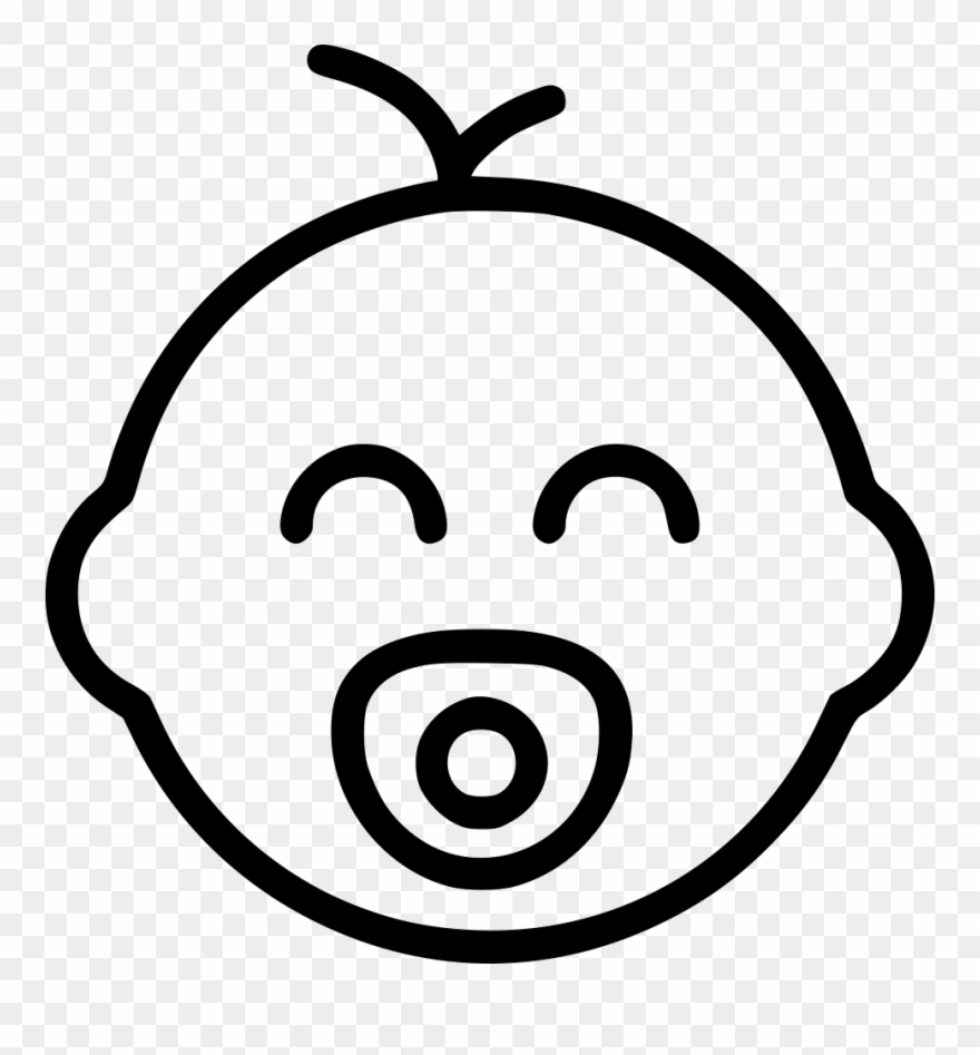 Baby Face Avatar Happy Family Svg Png Icon Free Download - Baby Face Vector Png Clipart