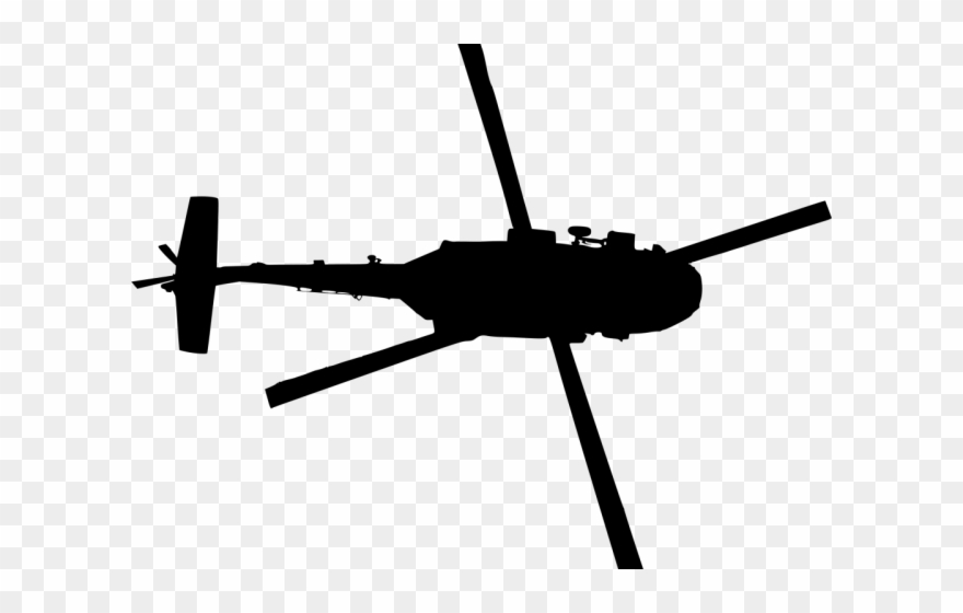 Helicopter Clipart Top View - Helicopter Top View Png Transparent Png