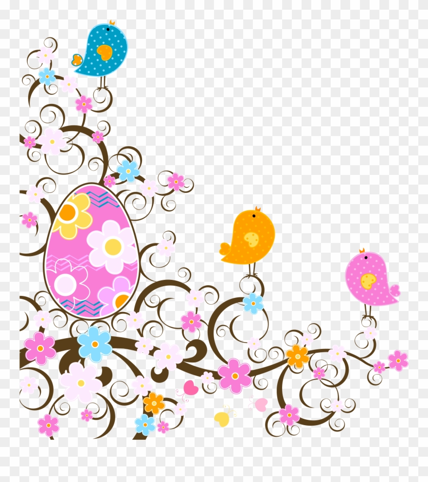 Flowers At Getdrawings Com Free For Personal - Easter Transparent Clipart - Png Download