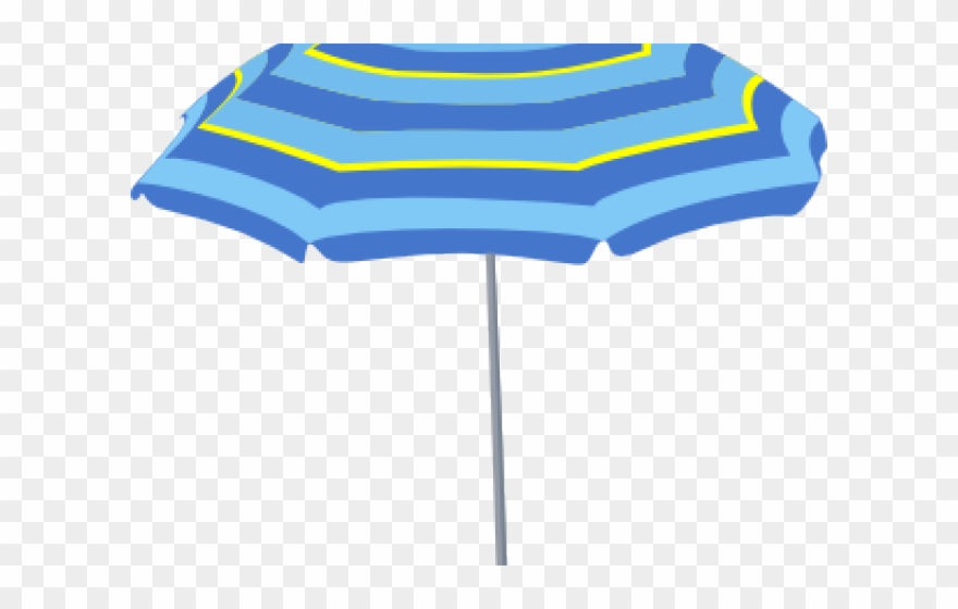 Pool Umbrella Cliparts - Sun Umbrella Beach Clipart - Png Download