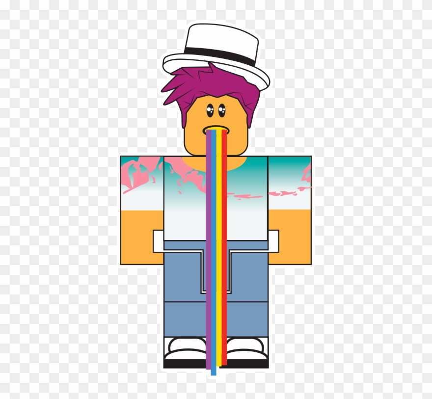 Robloxian Life Clothing Store Billboard Guy With Code Clipart
