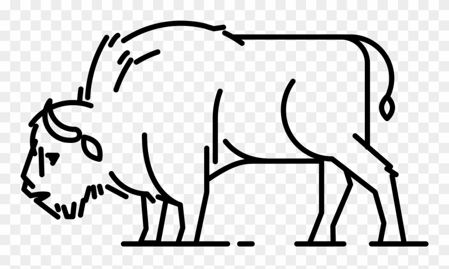 File Wikipedia Poland Wikimedia Commons Png Bison Svg - Cacería Del Bisonte Para Colorear Clipart