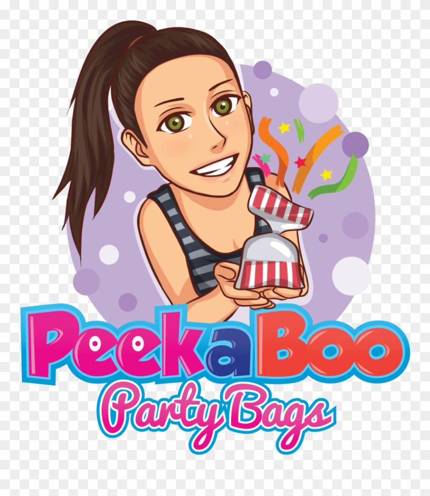 Peekaboo Party Bags - Birthday Clipart