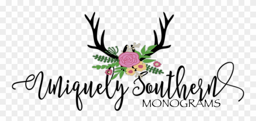 Uniquely Southern Monograms - Southern Monograms Clipart
